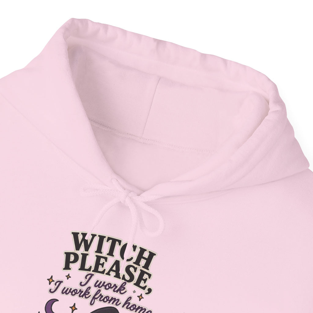 Witch Please I Work From Home Hoodie - Cute Witch Coffee Sweatshirt