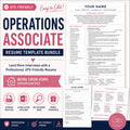 Operations Associate Resume Template | ATS Friendly